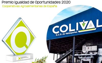 Colival recoge el premio Igualdad de Oportunidades 2020 Cooperativas Agroalimentarias de España